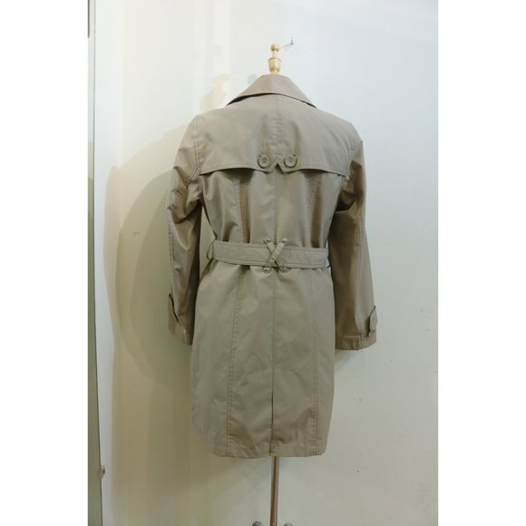 Jones & Co. Khaki Belted Trench Coat, US 14 - Picture 3 of 3